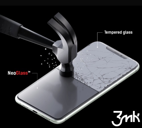 Hybridní sklo 3mk NeoGlass pro Samsung Galaxy A52 4G/5G, černá
