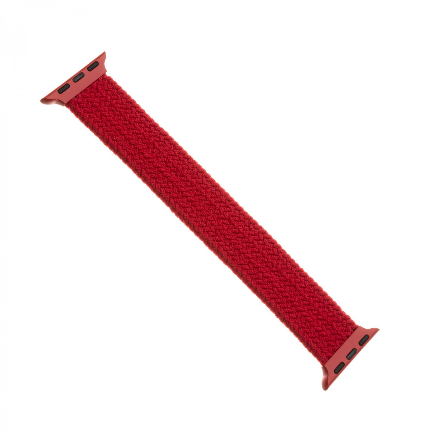 Elastický nylonový řemínek FIXED Nylon Strap pro Apple Watch 42/44mm, velikost XS, červená