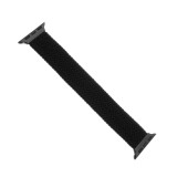 Elastický nylonový řemínek FIXED Nylon Strap pro Apple Watch 42/44mm, velikost S, černá