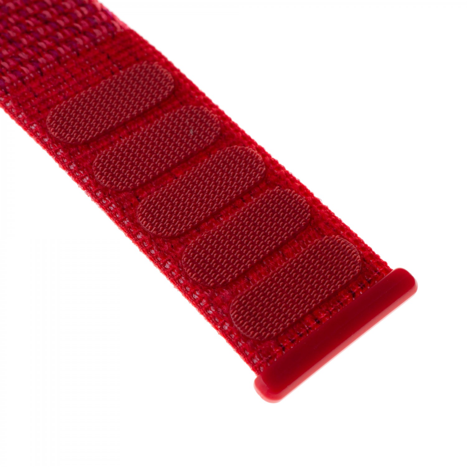 Nylonový řemínek FIXED Nylon Strap pro Apple Watch 44mm/ Watch 42mm, červená