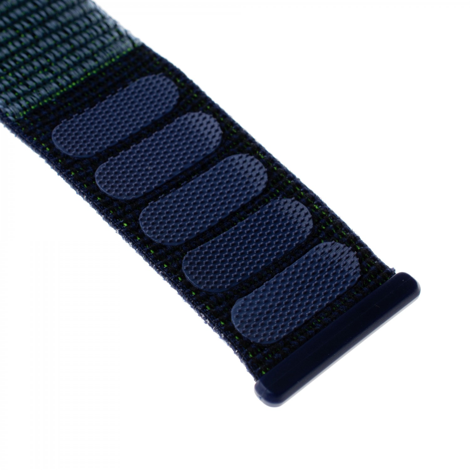Nylonový řemínek FIXED Nylon Strap pro Apple Watch 44mm/ Watch 42mm, temně modrá