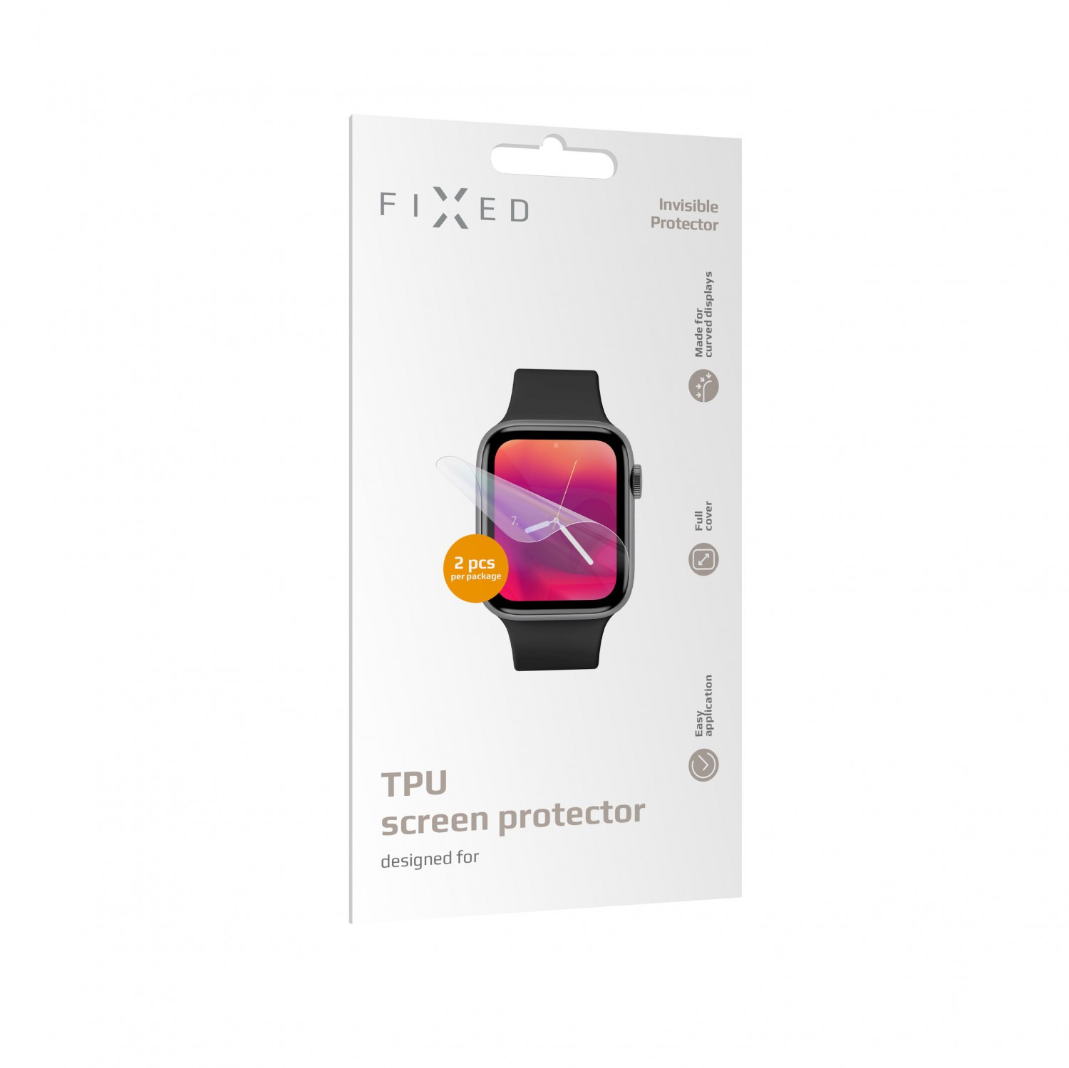 Levně Silikonová folie FIXED Invisible Protector pro Xiaomi Mi Band 4 (2ks), čirá
