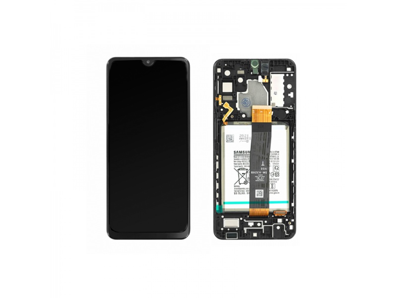 LCD + dotyk + rámeček pro Samsung Galaxy A32 5G A326B, awesome black ( Service Pack )