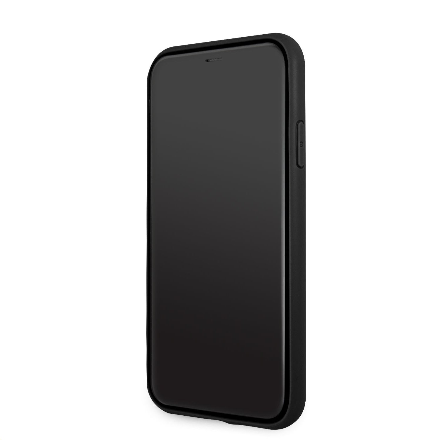 Zadní kryt Guess PU Saffiano Big 4G Metal Logo GUHCN61SA4GGBK pro Apple iPhone 11, černá