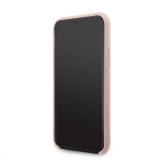 Silikonový kryt Karl Lagerfeld KLHCN61SILTTPI Iconic Outline Tone on Tone pro Apple iPhone 11, růžová