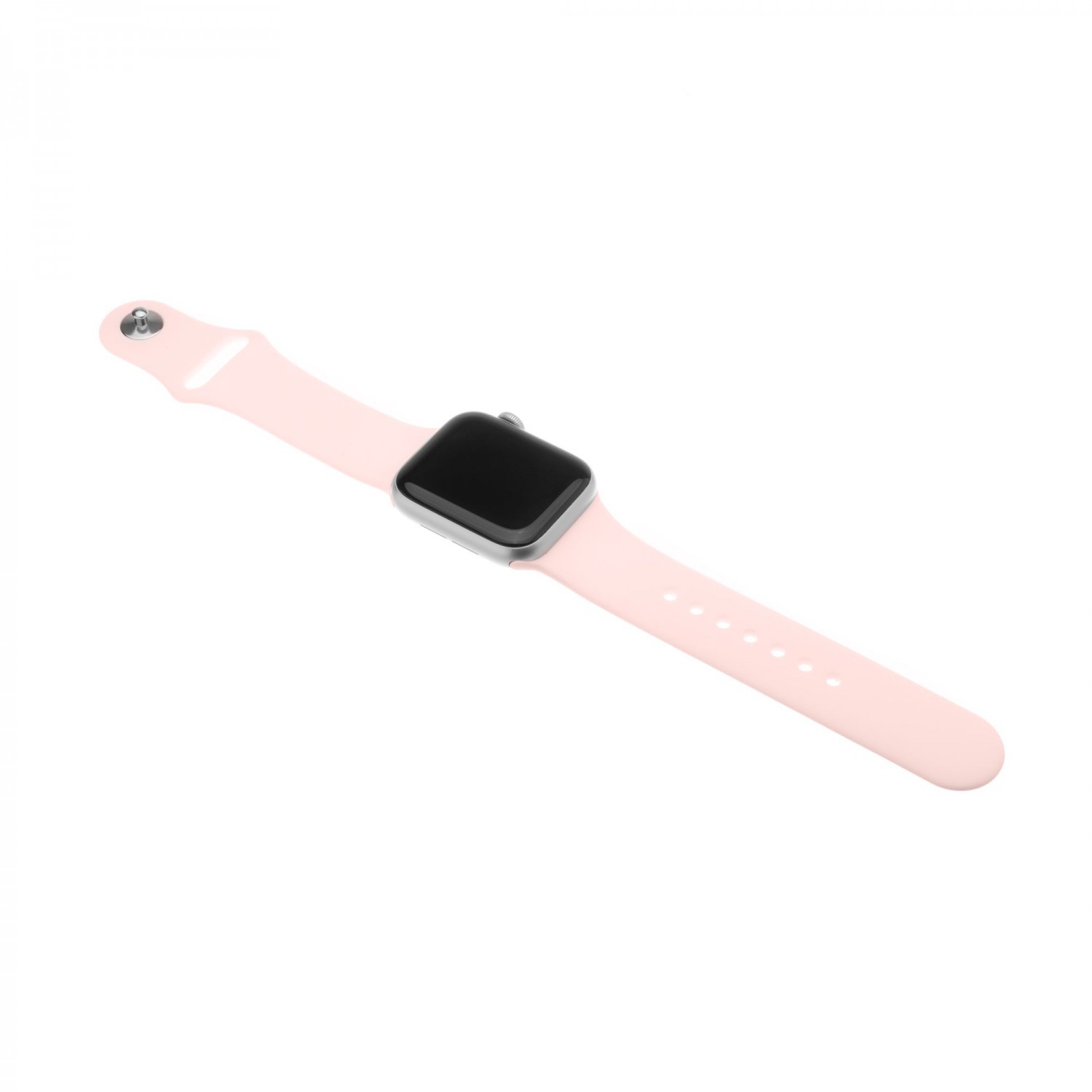 Set silikonových řemínků FIXED Silicone Strap pro Apple Watch 42 mm/44 mm, růžová