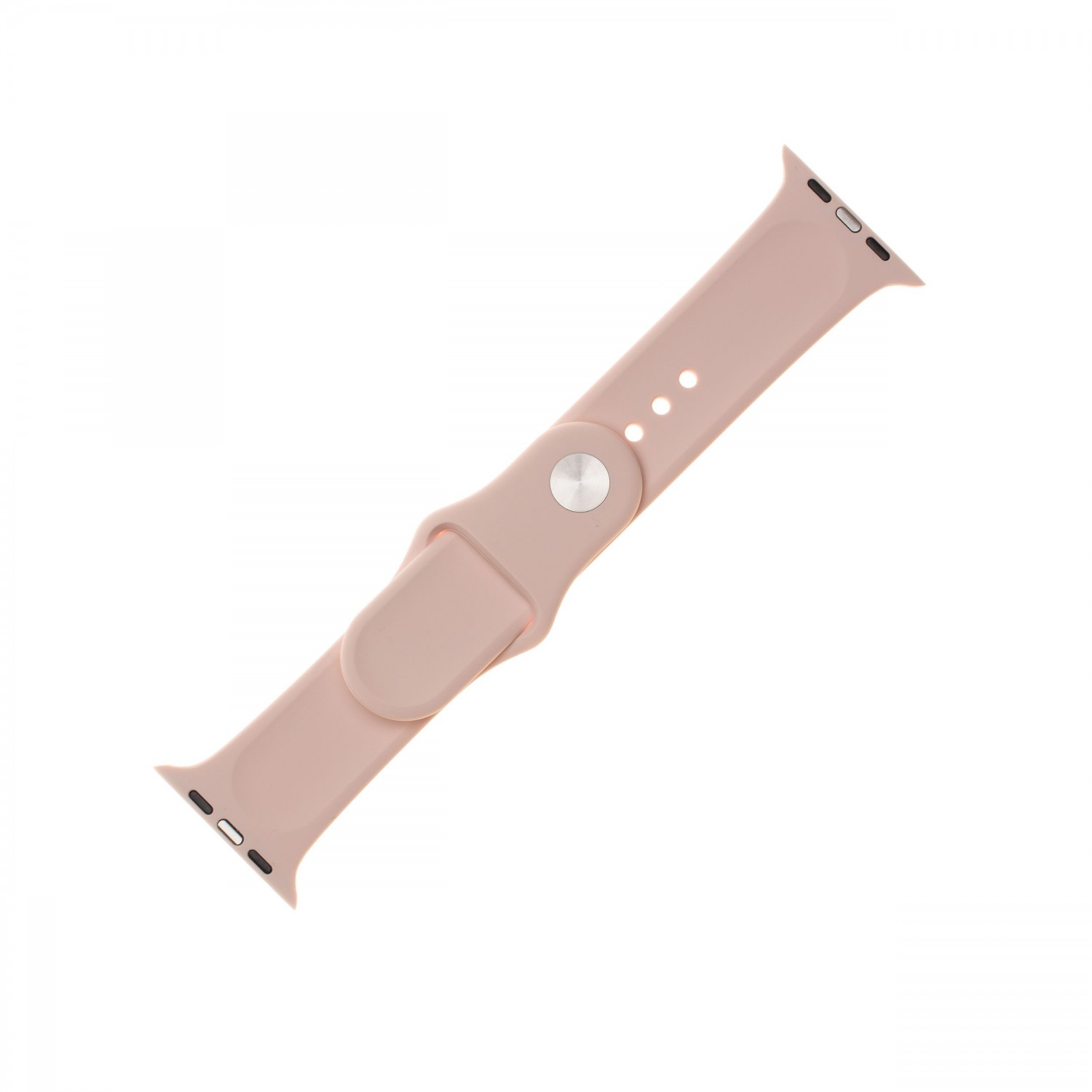 Set silikonových řemínků FIXED Silicone Strap pro Apple Watch 42 mm/44 mm, růžová