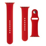 Set silikonových řemínků FIXED Silicone Strap pro Apple Watch 42 mm/44 mm, červená