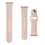 Set silikonových řemínků FIXED Silicone Strap pro Apple Watch 38 mm/40 mm, růžová