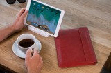 Kožené pouzdro FIXED Oxford pro Apple iPad Pro 11"(2018/2020/2021) a iPad Air (2020) s klávesnicí Magic Keyboard, červená