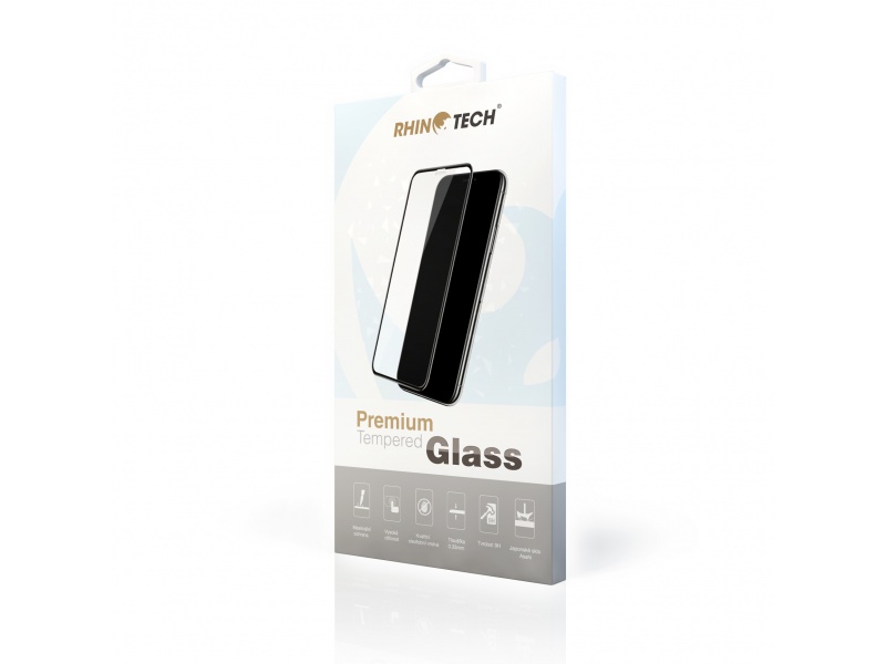 Levně Tvrzené ochranné 2.5D sklo RhinoTech 2 pro Samsung Galaxy A20e, Full Glue, černá