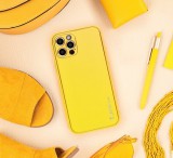 Ochranný kryt Forcell LEATHER pro Xiaomi Redmi Note 10 Pro, žlutá