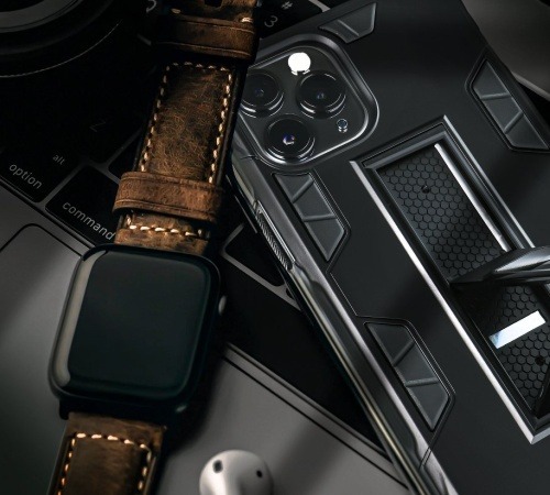 Odolný kyt Forcell DEFENDER pro Samsung Galaxy A12, černá