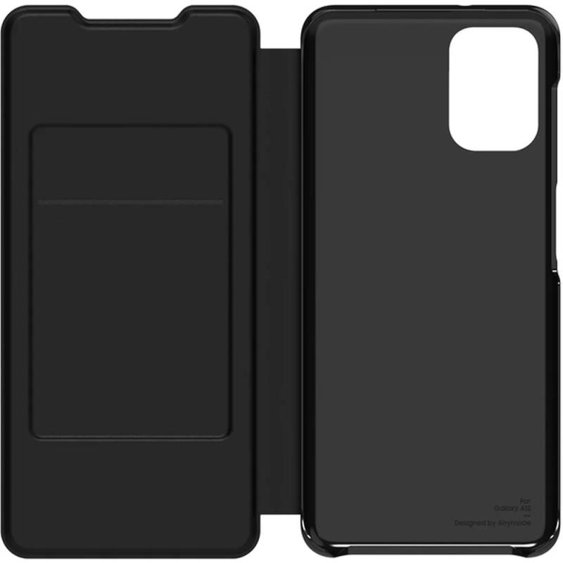 Flipové pouzdro Wallet Cover GP-FWA125AMABW pro Samsung Galaxy A12, černá