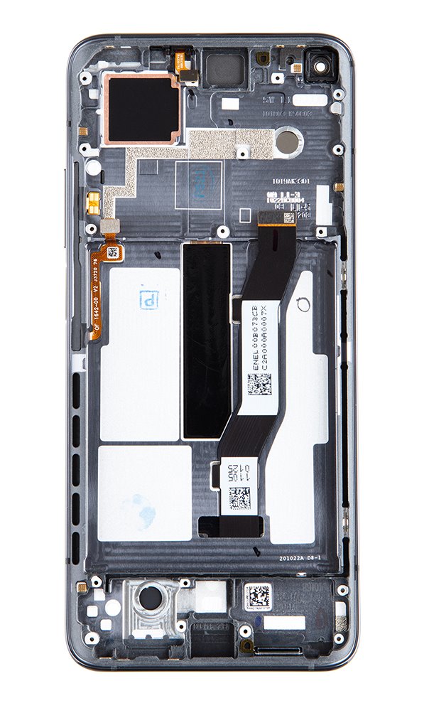 LCD + dotyk + přední kryt pro Xiaomi Mi 10T/Mi 10T Pro, black (Service Pack)