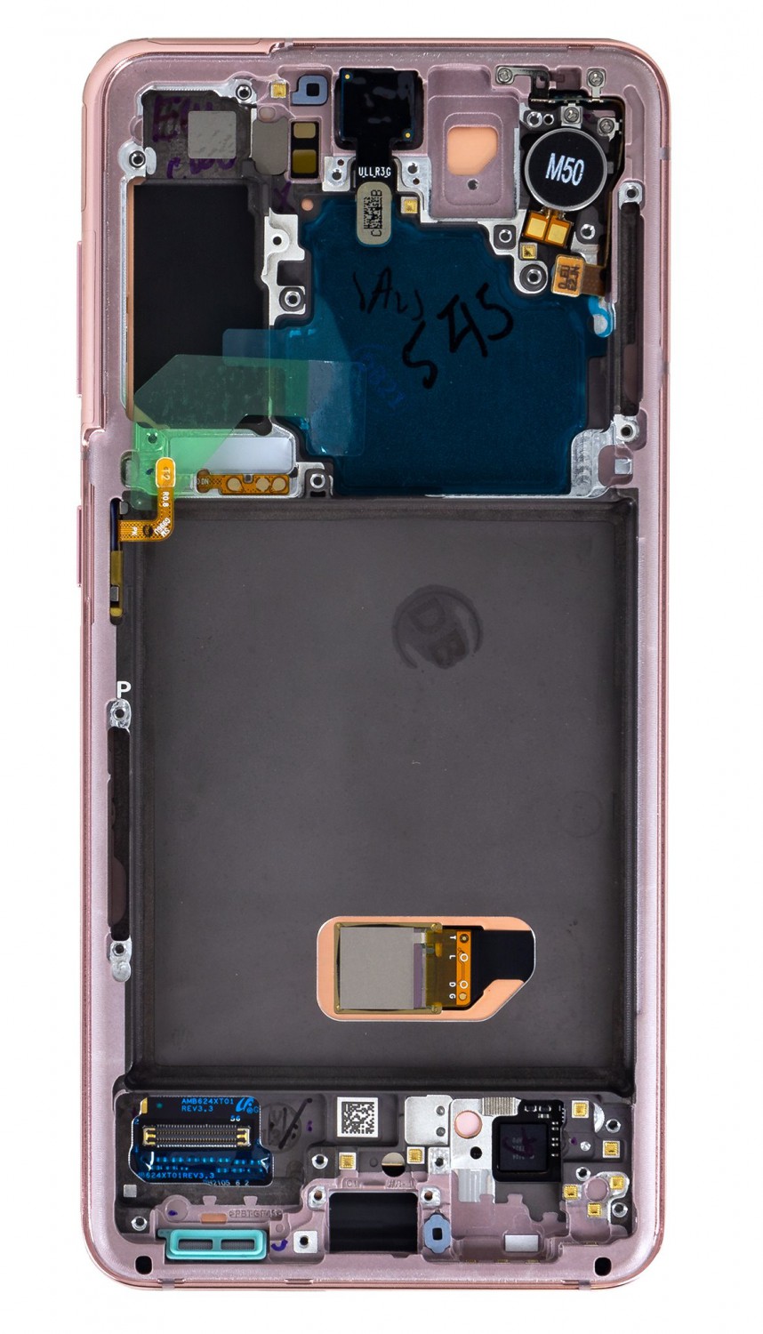 LCD + dotyková deska pro Samsung Galaxy S21, phantom pink ( Service Pack )
