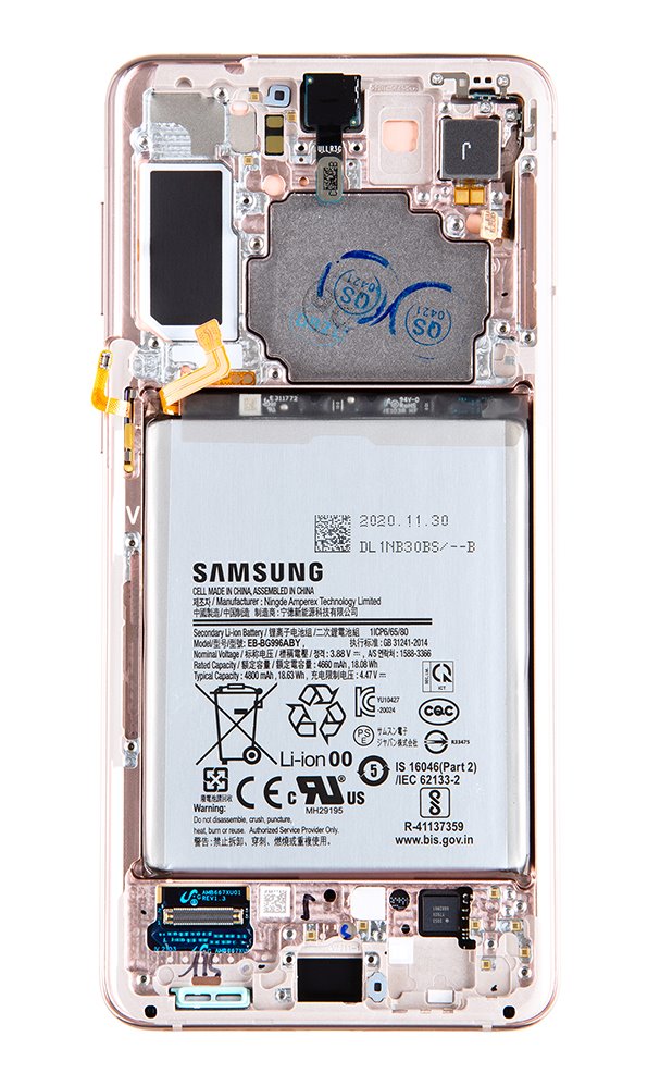 LCD + dotyk + baterie pro Samsung Galaxy S21+, phantom violet (Service Pack)