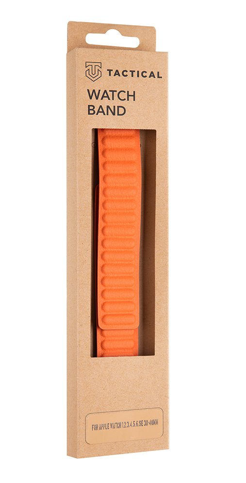 Kožený řemínek Tactical 731 Loop pro Apple Watch 38mm/40mm, orange