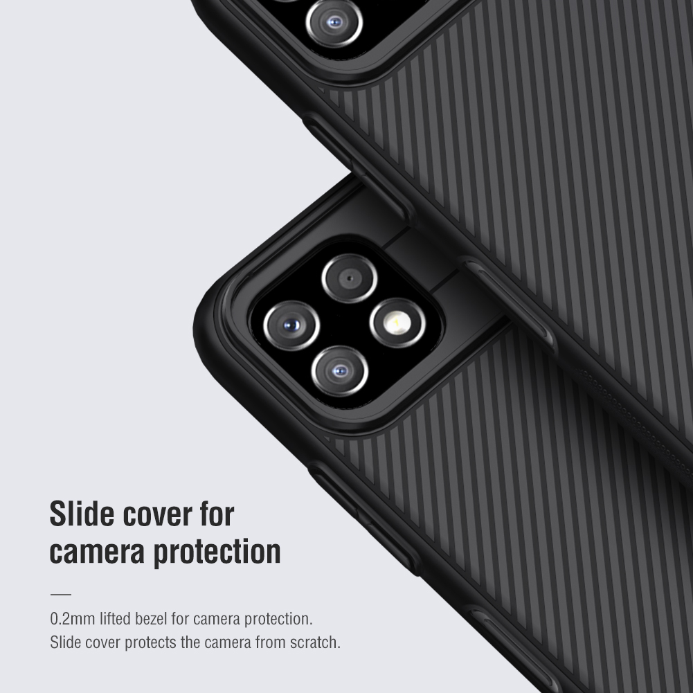 Zadní kryt Nillkin CamShield pro Samsung Galaxy A22 5G, černá