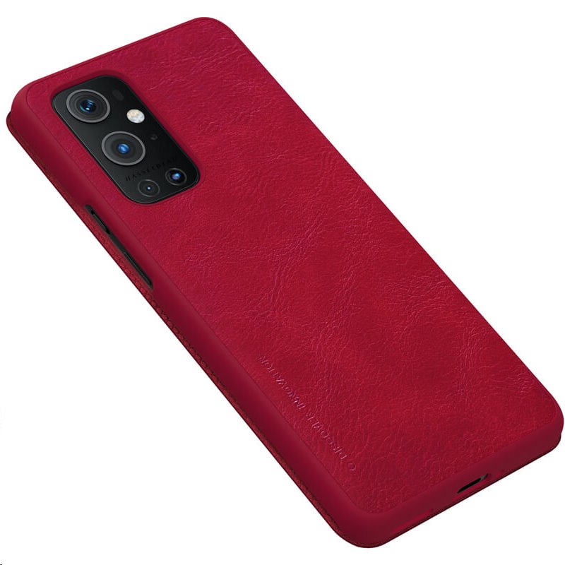 Nillkin Qin flipové pouzdro pro Samsung Galaxy A22 5G, červená
