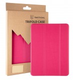 Tactical Book Tri Fold flipové pouzdro pro Samsung T730/T736/T970/T975 Galaxy Tab S7 FE 5G / S7+12.4, růžová