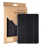 Tactical Book Tri Fold flipové pouzdro pro Samsung T730/T736/T970/T975 Galaxy Tab S7 FE 5G / S7+ 12.4, černá