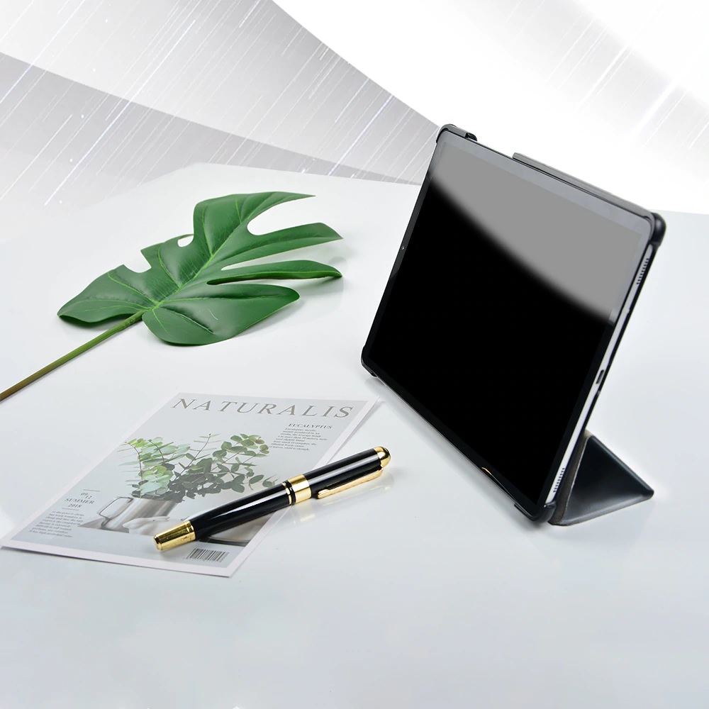 Tactical Book Tri Fold flipové pouzdro pro Samsung Galaxy TAB Active Pro T545, růžová