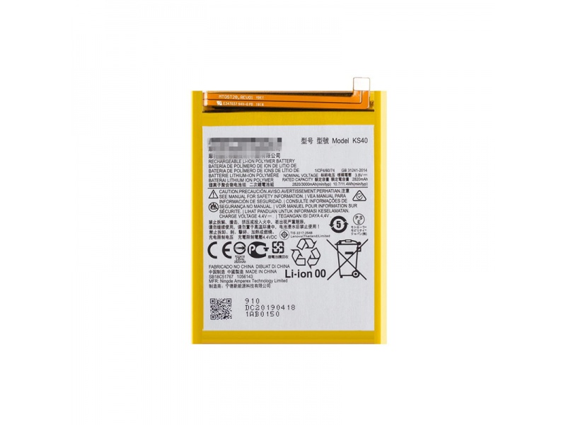 Baterie Motorola KS40 pro Motorola Moto E6 Play, Motorola Moto E6s, Motorola Moto E6s Plus, Motorola Moto E6i