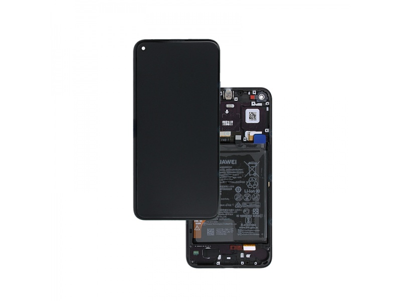 LCD + dotyk + rámeček + baterie pro Honor 20 Pro, black ( Service Pack ) + DOPRAVA ZDARMA
