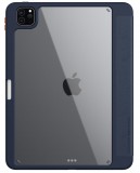 Flipové pouzdro Nillkin Bevel Leather Case pro iPad Pro 11 2020/2021, půlnoční modrá