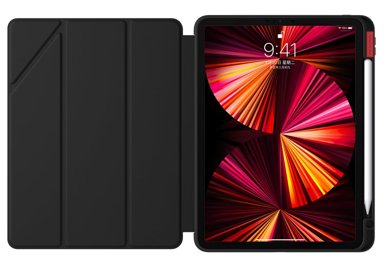 Flipové pouzdro Nillkin Bevel Leather Case pro iPad Pro 11 2020/2021, černá