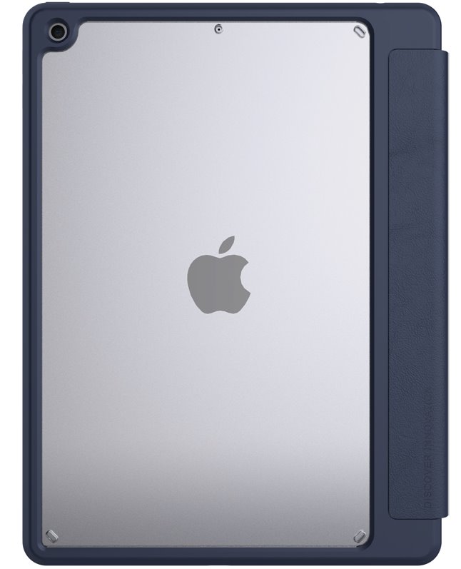 Flipové pouzdro Nillkin Bevel Leather Case pro iPad Air 10.9 2020/Air 4, půlnoční modrá