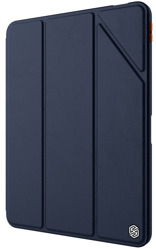 Flipové pouzdro Nillkin Bevel Leather Case pro iPad 10.2 2019/2020 8.generace, půlnoční modrá