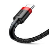 Datový kabel Baseus Cafule Cable USB pro Type-C 2A 2M, černá/červená