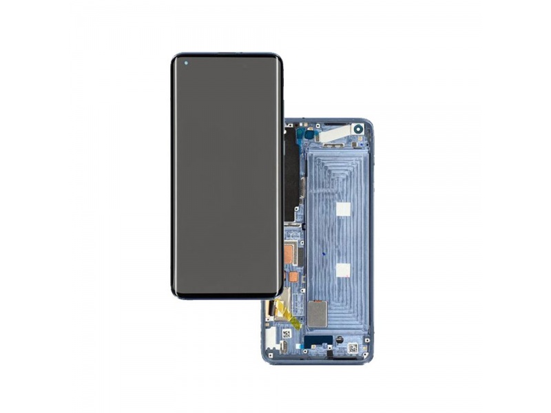 LCD + dotyk + rámeček pro Xiaomi Mi 10T Lite 5G, atlantic blue ( Service Pack ) + DOPRAVA ZDARMA