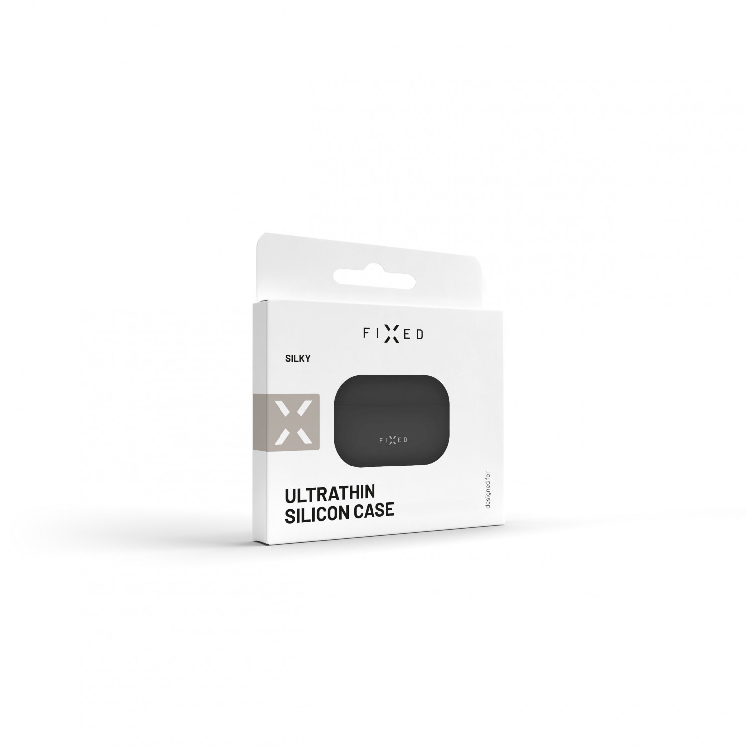 Ultratenké silikonové pouzdro FIXED Silky pro Apple Airpods Pro, černá