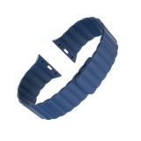 Silikonový řemínek FIXED Magnetic Strap s magnetickým zapínáním pro Apple Watch 42 mm/44 mm, modrá