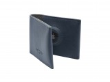 Kožená peněženka FIXED Wallet for AirTag, modrá