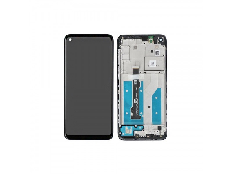 LCD + dotyk + rámeček proMotorola Moto G8, black ( Service Pack )