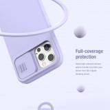 Silikonový kryt Nillkin CamShield Silky Magnetic pro Apple iPhone 13 Pro Max, nachová