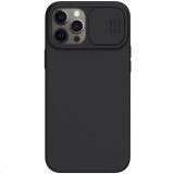 Silikonový kryt Nillkin CamShield Silky pro Apple iPhone 13 Pro Max, černá