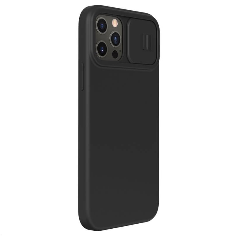 Silikonový kryt Nillkin CamShield Silky pro Apple iPhone 13 Pro Max, černá