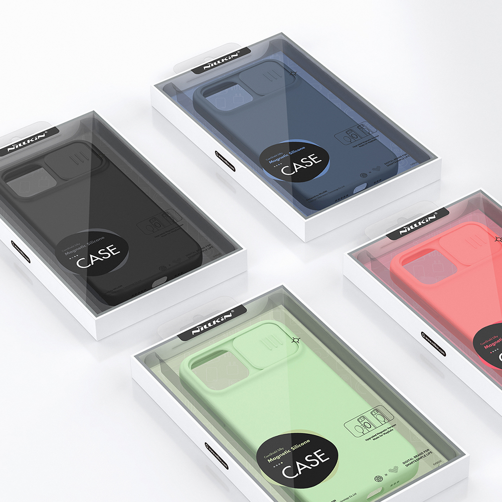 Silikonový kryt Nillkin CamShield Silky pro Apple iPhone 13 Pro Max, černá