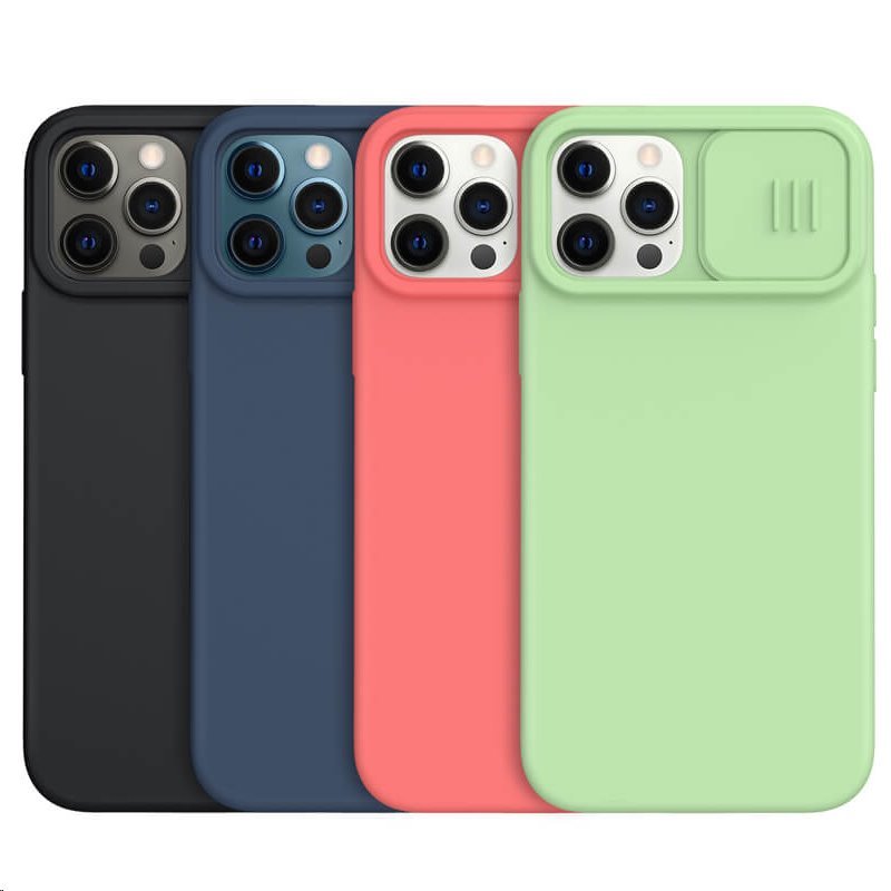 Silikonový kryt Nillkin CamShield Silky pro Apple iPhone 13 Pro Max, černá