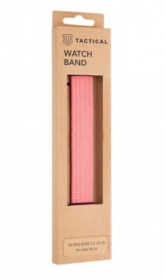 Pletený řemínek Tactical 757 M, Apple Watch 38mm/40mm, růžová