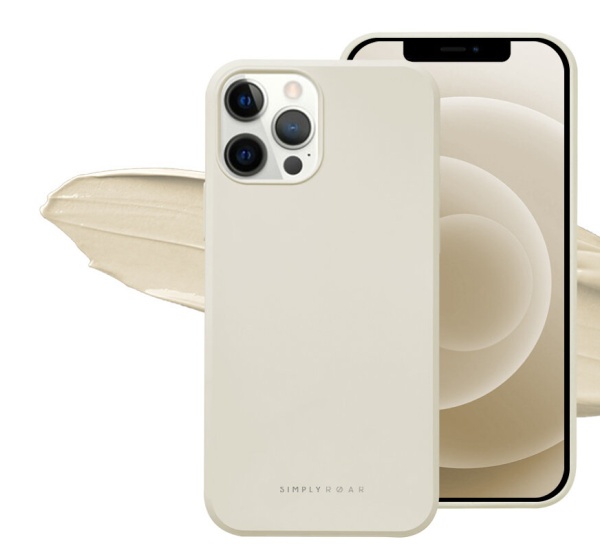 Zadní kryt Roar Space pro Samsung Galaxy S21, krémová