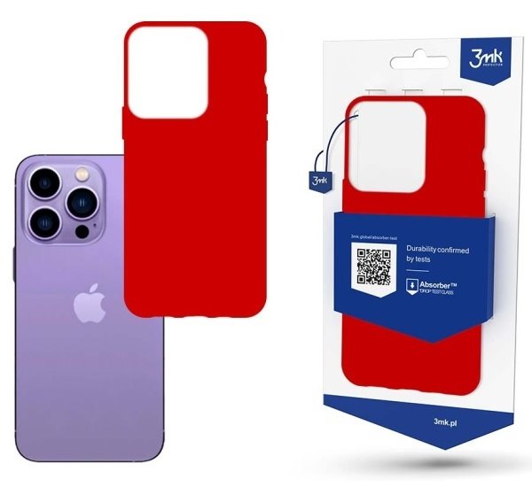 Ochranný kryt 3mk Matt Case pro Apple iPhone 13, červená
