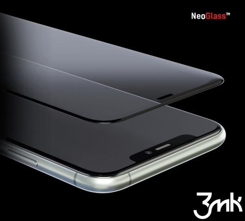 Hybridní sklo 3mk NeoGlass pro Xiaomi Redmi Note 10 5G, černá