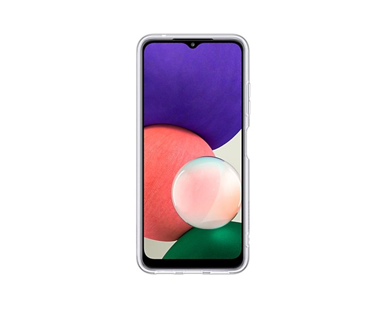 Poloprůhledný zadní kryt pro Samsung Galaxy A22 LTE, transparentní