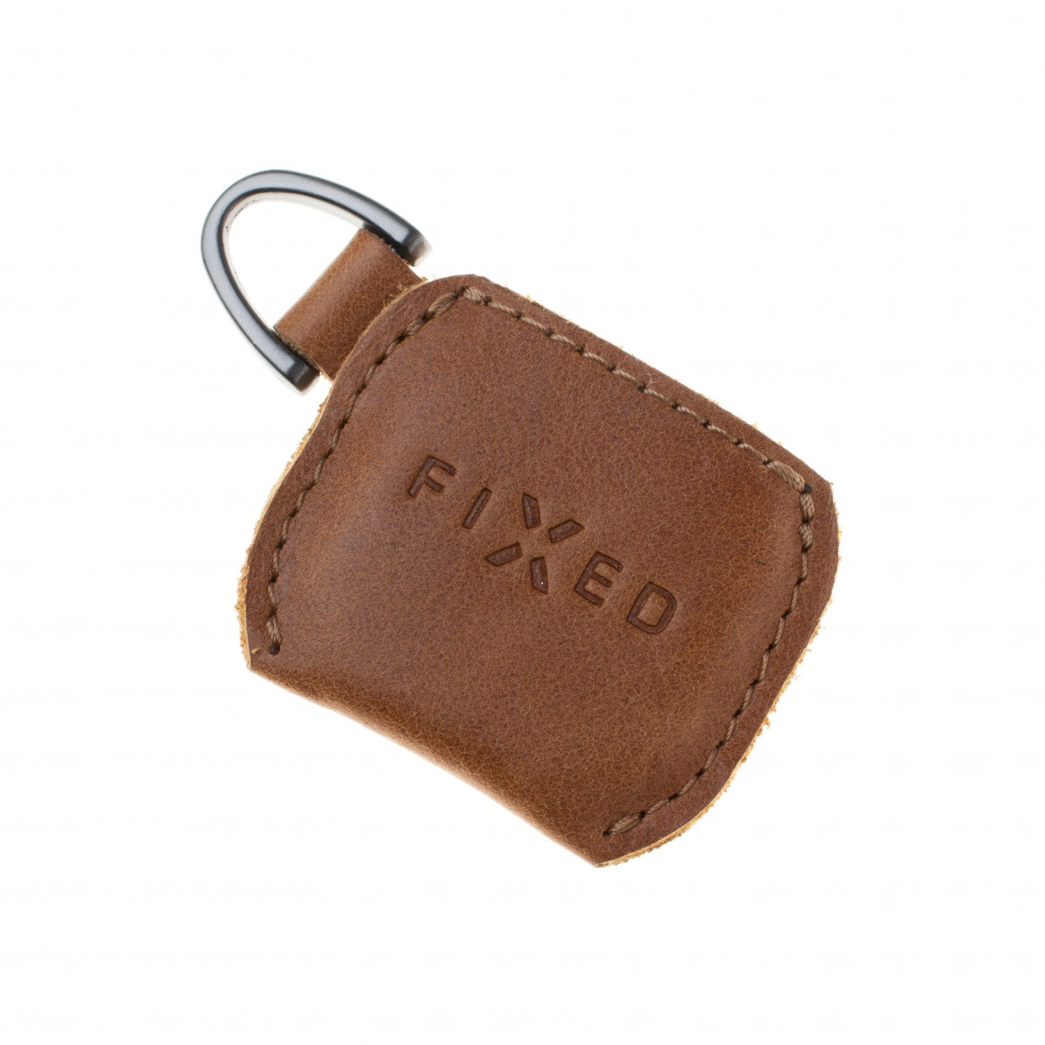 Kožené pouzdro FIXED Smile Case se smart trackerem FIXED Smile Pro, hnědá